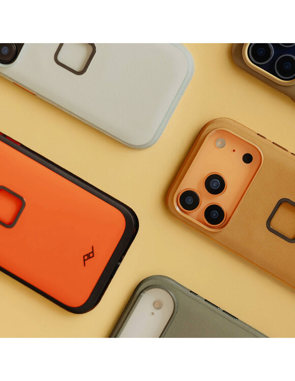 Etui Peak Design Mobile Everyday Clarino Case iPhone 17 Pro Tan - brązowy